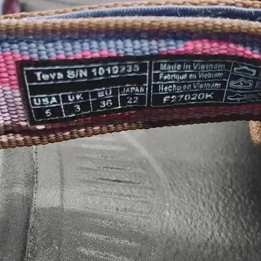 Teva Womens Hurricane XLT 2 Sandals Hurricane Pink Ankle Strap Sz 5 1019235 - Picture 8 of 8